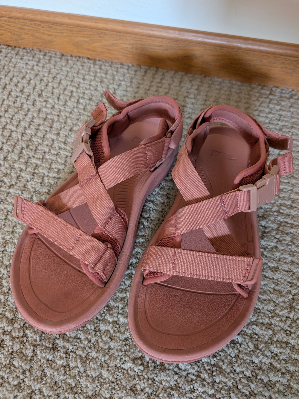 Teva Dusty Rose Strappy Outdoor Sandals